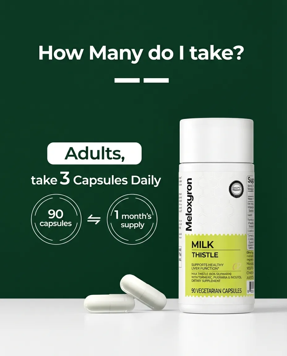 Meloxyron Milk Thistle Liver Detox & Colon Cleanse